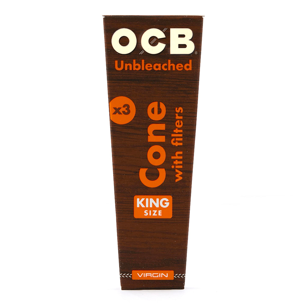 OCB Cones KS Unbleached